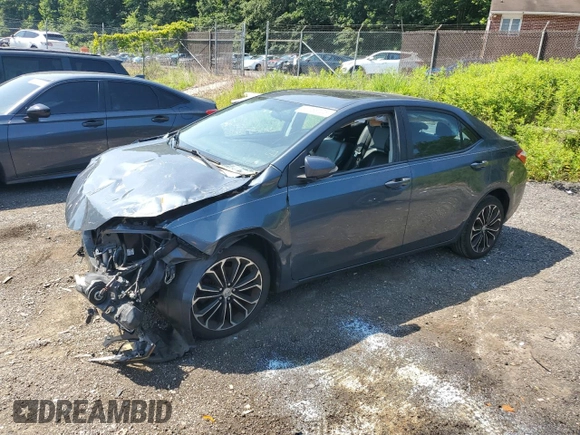 2016 Toyota Corolla L with VIN 2T1BURHE5GC574823, listed as a Copart auction lot 61356125 with 247,016 mi miles and Salvage title. Bid and sale history available at DreamBid. Image 1.