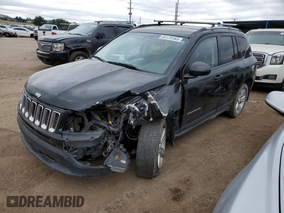 2012 Jeep Compass Latitude with VIN 1C4NJDEB8CD611962, listed as a Copart auction lot 50905545 with 173,579 mi miles and Non Repairable. Bid and sale history available at carsss.com. Image 1.