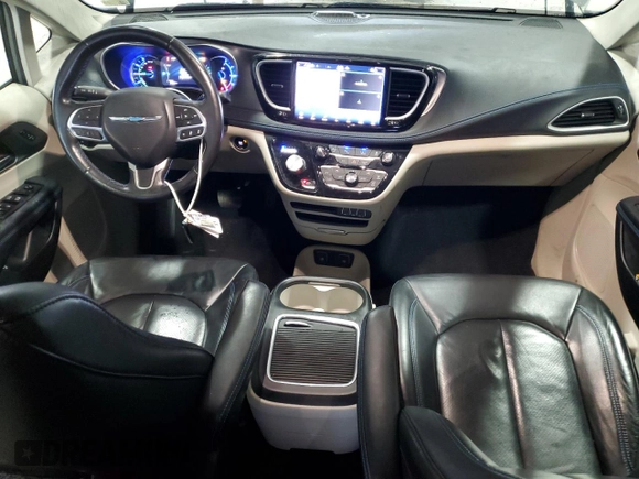 2021 Chrysler Pacifica Hybrid Touring L with VIN 2C4RC1L72MR596429, listed as a Copart auction lot 53859345 with 97,218 mi miles and Salvage title. Bid and sale history available at DreamBid. Image 8.