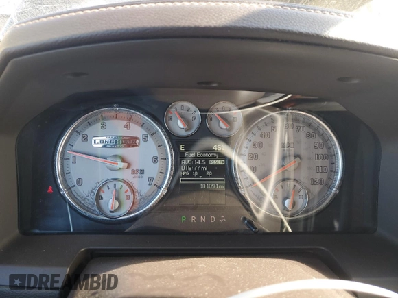 2012 Ram 1500 Laramie Longhorn with VIN 1C6RD6PT3CS172618, listed as a Copart auction lot 84116464 with 181,091 mi miles and Salvage title. Bid and sale history available at DreamBid. Image 9.