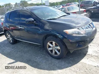2010 Nissan Murano S with VIN JN8AZ1MU6AW018311, listed as a IAAI auction lot 42025857 with 180,112 mi miles. Bid and sale history available at carsss.com. Image 1.