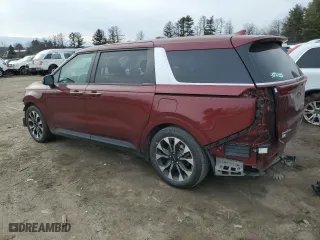 2023 Kia Carnival EX with VIN KNDNC5H31P6251982, listed as a Copart auction lot 43386625 with 28,969 mi miles and Salvage Title. Bid and sale history available at carsss.com. Image 2.