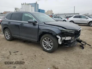 2025 Honda CR-V EX-L with VIN 7FARS4H75SE008095, listed as a Copart auction lot 42639555 with 9,309 mi miles and Salvage Title. Bid and sale history available at DreamBid. Image 4.