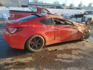 2013 Hyundai Genesis Coupe R-Spec with VIN KMHHT6KD5DU081763, listed as a Copart auction lot 41408905 with Not provided miles and Salvage title. Bid and sale history available at DreamBid. Image 3.