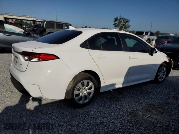 2024 Toyota Corolla LE with VIN 5YFB4MDE7RP136171, listed as a Copart auction lot 52683815 with 13,274 mi miles and Salvage title. Bid and sale history available at DreamBid. Image 3.