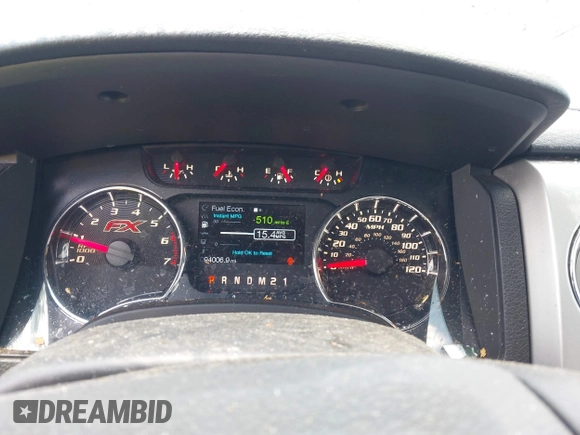 2014 Ford F-150 XL with VIN 1FTFW1ET0EFC21510, listed as a IAAI auction lot 42646508 with 94,006 mi miles and . Bid and sale history available at DreamBid. Image 7.