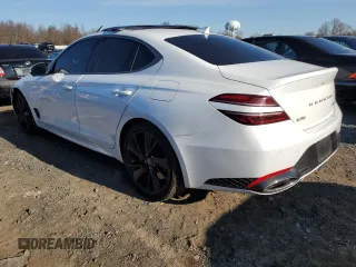 2023 Genesis G70 3.3T with VIN KMTG54TE4PU124582, listed as a Copart auction lot 82248474 with 16,644 mi miles and Salvage Title. Bid and sale history available at DreamBid. Image 2.