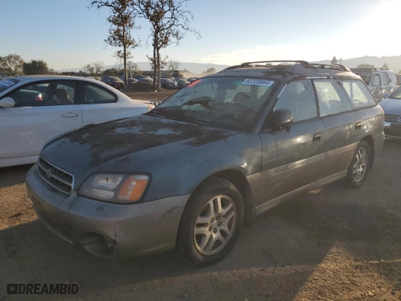 2000 Subaru Legacy Wagon Outback w/RB Equip with VIN 4S3BH6650Y6618905, listed as a Copart auction lot 83720664 with 0 mi miles and Salvage Title. Bid and sale history available at carsss.com. Image 1.