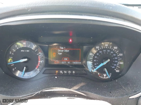 2016 Ford Fusion SE with VIN 3FA6P0H71GR298405, listed as a IAAI auction lot 41763801 with 106,354 mi miles. Bid and sale history available at carsss.com. Image 7.