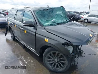2021 Ford Expedition Max Limited with VIN 1FMJK1KT6MEA19085, listed as a IAAI auction lot 41899075 with Not provided miles and . Bid and sale history available at DreamBid. Image 1.