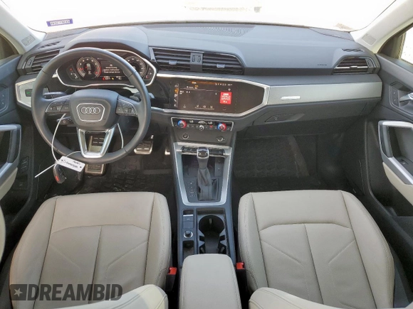 2023 Audi Q3 S line Premium Plus с VIN WA1EECF31P1089117, выставлен на аукционе Copart как лот 57165065 с пробегом 12 589 миль миль и Списание • Salvage title. История ставок и продаж доступна на DreamBid. Изображение 8.
