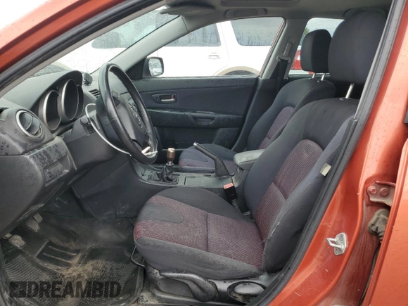 2005 Mazda 3 s with VIN JM1BK343351233932, listed as a Copart auction lot 51490275 with 211,731 mi miles and Salvage Title. Bid and sale history available at carsss.com. Image 7.