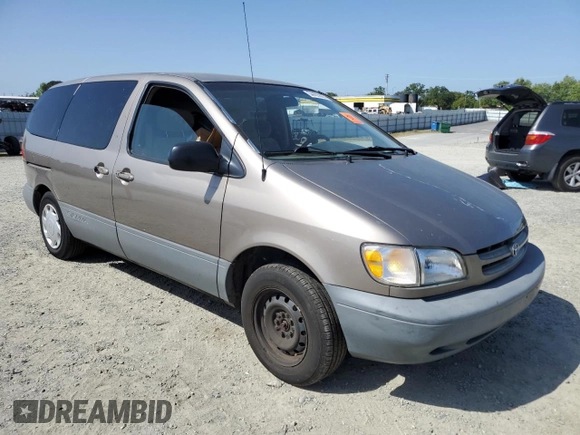 1999 Toyota Sienna CE z VIN 4T3ZF19C4XU163765, wystawiony jako Copart lot #54405805 z przebiegiem Nie podano mil oraz Szkoda całkowita • Salvage title. Historia ofert i sprzedaży dostępna na DreamBid. Obrazek 4.