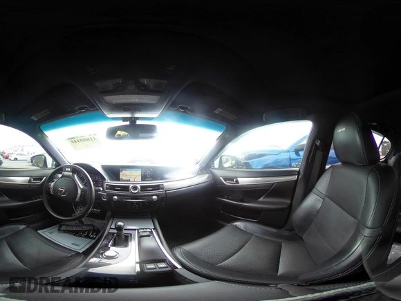 2015 Lexus GS 350 with VIN JTHBE1BL3FA014029, listed as a IAAI auction lot 42043446 with 142,258 mi miles. Bid and sale history available at carsss.com. Image 18.