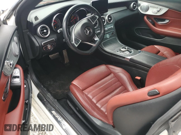 2018 Mercedes-Benz C 43 AMG with VIN WDDWJ6EB6JF650850, listed as a Copart auction lot 52498635 with 122,994 mi miles and Salvage title. Bid and sale history available at DreamBid. Image 8.