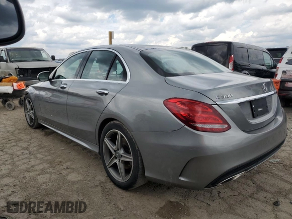 2015 Mercedes-Benz C 300 z VIN 55SWF4JB7FU066621, wystawiony jako Copart lot #58784595 z przebiegiem 141 976 mil mil oraz Czysty tytuł • Clean title. Historia ofert i sprzedaży dostępna na DreamBid. Obrazek 2.