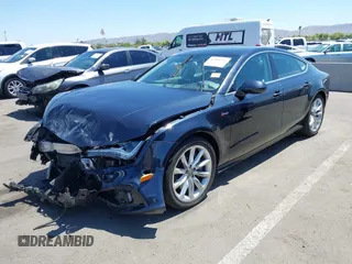 2012 Audi A7 Prestige with VIN WAU3GAFC6CN147105, listed as a IAAI auction lot 42096222 with 60,166 mi miles and . Bid and sale history available at DreamBid. Image 2.