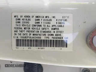 2018 Acura TLX w/Technology Pkg with VIN 19UUB2F58JA004966, listed as a IAAI auction lot 42035498 with 54,124 mi miles. Bid and sale history available at carsss.com. Image 9.
