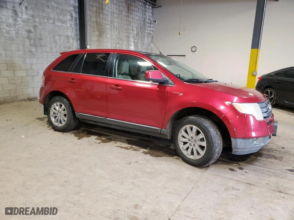 2008 Ford Edge Limited with VIN 2FMDK39C68BB47116, listed as a Copart auction lot 52106725 with 182,209 mi miles and Salvage Title. Bid and sale history available at carsss.com. Image 4.