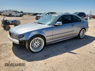 2004 BMW 3 Series 325Ci with VIN WBABD33434JY97423, listed as a Copart auction lot 59416315 with 210,322 mi miles and Salvage title. Bid and sale history available at DreamBid. Image 1.