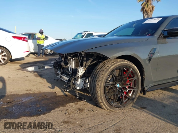 2025 BMW M3 Competition xDrive with VIN WBS33HJ04SFU25148, listed as a IAAI auction lot 41942920 with 1,166 mi miles and . Bid and sale history available at DreamBid. Image 6.