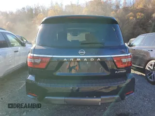 2021 Nissan Armada Platinum with VIN JN8AY2DA5M9372810, listed as a Copart auction lot 79209474 with 29,382 mi miles and Non Repairable. Bid and sale history available at carsss.com. Image 6.