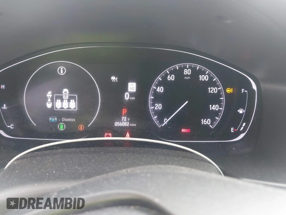 2022 Honda Accord Sport SE with VIN 1HGCV1F46NA015698, listed as a IAAI auction lot 42183378 with 56,082 mi miles and . Bid and sale history available at DreamBid. Image 7.