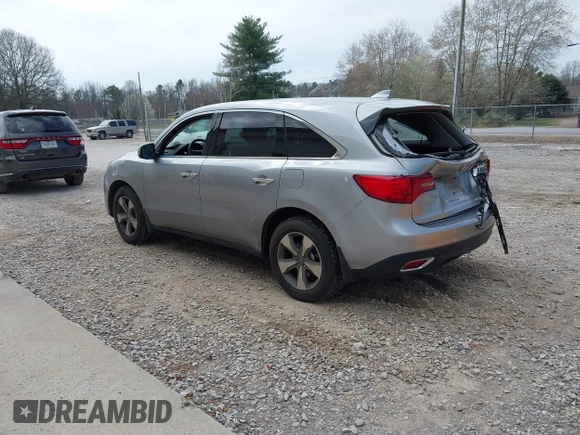 2016 Acura MDX with VIN 5FRYD3H27GB001252, listed as a IAAI auction lot 41799063 with 181,776 mi miles and . Bid and sale history available at carsss.com. Image 3.