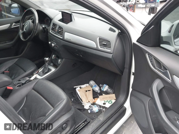2015 Audi Q3 2.0T Premium Plus with VIN WA1EFCFS9FR002651, listed as a IAAI auction lot 41755613 with 111,281 mi miles. Bid and sale history available at carsss.com. Image 5.