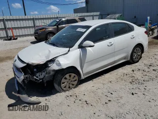 2018 Kia Rio S with VIN 3KPA24AB7JE066124, listed as a Copart auction lot 51906155 with 90,817 mi miles and Salvage Title. Bid and sale history available at carsss.com. Image 1.