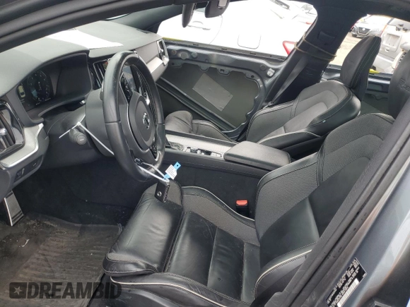 2019 Volvo S60 R-Design with VIN 7JRA22TMXKG013780, listed as a Copart auction lot 38024374 with 48,762 mi miles. Bid and sale history available at carsss.com. Image 7.