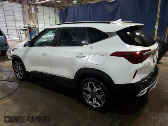 2023 Kia Seltos EX with VIN KNDERCAA2P7414838, listed as a Copart auction lot 87910445 with 38,662 mi miles and Non Repairable. Bid and sale history available at DreamBid. Image 2.