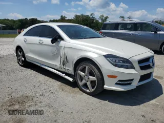 2014 Mercedes-Benz CLS-Class CLS 550 with VIN WDDLJ7DB1EA107497, listed as a Copart auction lot 52579694 with 99,752 mi miles and Salvage Title. Bid and sale history available at carsss.com. Image 4.