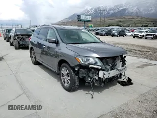 2020 Nissan Pathfinder SL z VIN 5N1DR2CM7LC596322, wystawiony jako Copart lot #51602445 z przebiegiem 80 208 mil mil oraz Szkoda całkowita • Salvage title. Historia ofert i sprzedaży dostępna na DreamBid. Obrazek 12.