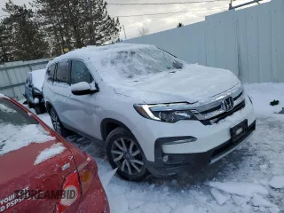 2022 Honda Pilot EX-L with VIN 5FNYF6H58NB082766, listed as a Copart auction lot 45768275 with 40,713 mi miles and Salvage Title. Bid and sale history available at carsss.com. Image 4.