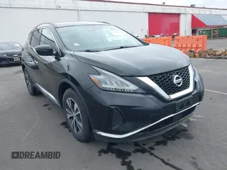 2020 Nissan Murano SV with VIN 5N1AZ2BS7LN106288, listed as a IAAI auction lot 42497272 with 53,937 mi miles and . Bid and sale history available at DreamBid. Image 1.