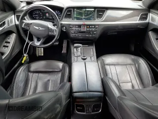 2018 Genesis G80 Sport with VIN KMHGN4JB2JU262468, listed as a Copart auction lot 50961045 with 100,118 mi miles and Salvage title. Bid and sale history available at DreamBid. Image 8.