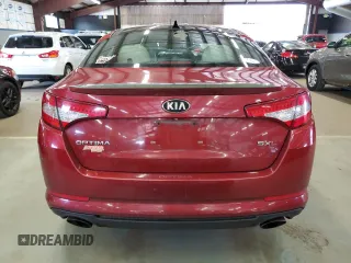 2013 Kia Optima SX with VIN 5XXGR4A65DG121755, listed as a Copart auction lot 63550165 with 231,156 mi miles and Clean title. Bid and sale history available at DreamBid. Image 6.