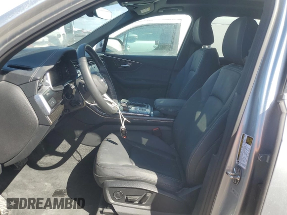 2025 Audi Q7 with VIN WA1AVBF7XSD004391, listed as a Copart auction lot 77033584 with 1,313 mi miles and Non repairable. Bid and sale history available at DreamBid. Image 7.