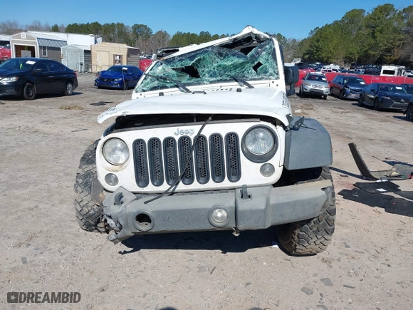 2017 Jeep Wrangler Unlimited Sport with VIN 1C4BJWDG7HL520402, listed as a IAAI auction lot 41730109 with 152,478 mi miles. Bid and sale history available at carsss.com. Image 13.