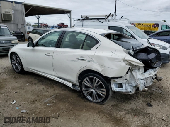 2018 Infiniti Q50 Sport z VIN JN1EV7AP9JM362031, wystawiony jako Copart lot #53579505 z przebiegiem 57 217 mil mil oraz Szkoda całkowita • Salvage title. Historia ofert i sprzedaży dostępna na DreamBid. Obrazek 2.