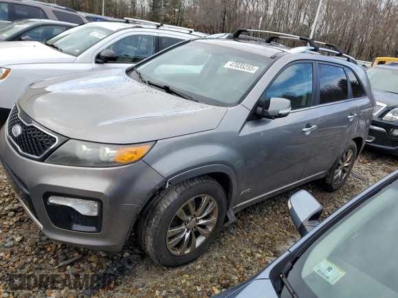 2012 Kia Sorento SX with VIN 5XYKWDA25CG192996, listed as a Copart auction lot 47835255 with 119,175 mi miles and Clean Title. Bid and sale history available at carsss.com. Image 1.