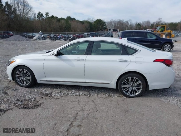 2020 Genesis G80 3.8L with VIN KMTFN4JE6LU337106, listed as a IAAI auction lot 41613021 with NaN miles. Bid and sale history available at carsss.com. Image 14.