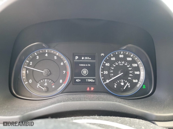 2020 Hyundai Kona SEL with VIN KM8K2CAA5LU491685, listed as a Copart auction lot 87294784 with 11,542 mi miles and Salvage Title. Bid and sale history available at carsss.com. Image 9.