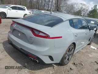 2019 Kia Stinger GT1 with VIN KNAE45LCXK6061530, listed as a IAAI auction lot 41750697 with 90,212 mi miles and . Bid and sale history available at DreamBid. Image 4.
