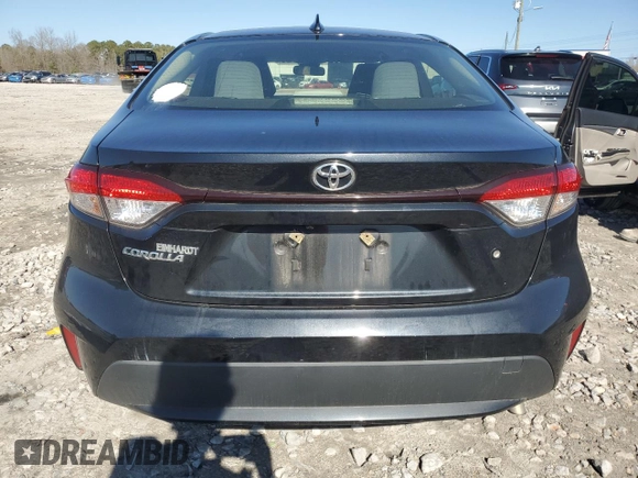 2021 Toyota Corolla L with VIN JTDDPMAEXMJ146209, listed as a Copart auction lot 43800635 with 77,571 mi miles and Salvage Title. Bid and sale history available at DreamBid. Image 6.