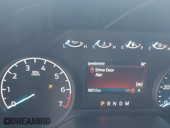 2021 Ford F-150 XL with VIN 1FTEW1EP7MFA55953, listed as a IAAI auction lot 42686431 with 38,873 mi miles and . Bid and sale history available at DreamBid. Image 15.