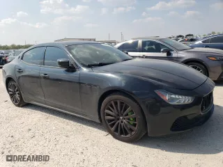 2015 Maserati Ghibli S Q4 with VIN ZAM57RTA7F1156917, listed as a Copart auction lot 66645593 with 92,750 mi miles. Bid and sale history available at carsss.com. Image 4.