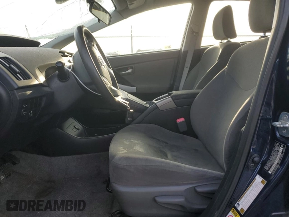 2013 Toyota Prius One with VIN JTDKN3DU6D1642733, listed as a Copart auction lot 50372815 with 195,247 mi miles and Salvage Title. Bid and sale history available at DreamBid. Image 7.