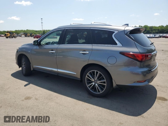 2019 Infiniti QX60 Luxe with VIN 5N1DL0MM1KC504950, listed as a Copart auction lot 61621525 with 95,199 mi miles and Salvage title. Bid and sale history available at DreamBid. Image 2.